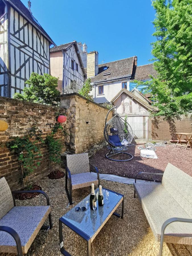 Le Chat De La Cathedrale - Calme - Jardin - Wifi ทรัวส์ ภายนอก รูปภาพ