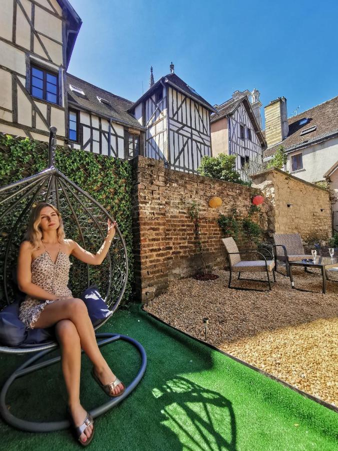 Le Chat De La Cathedrale - Calme - Jardin - Wifi ทรัวส์ ภายนอก รูปภาพ